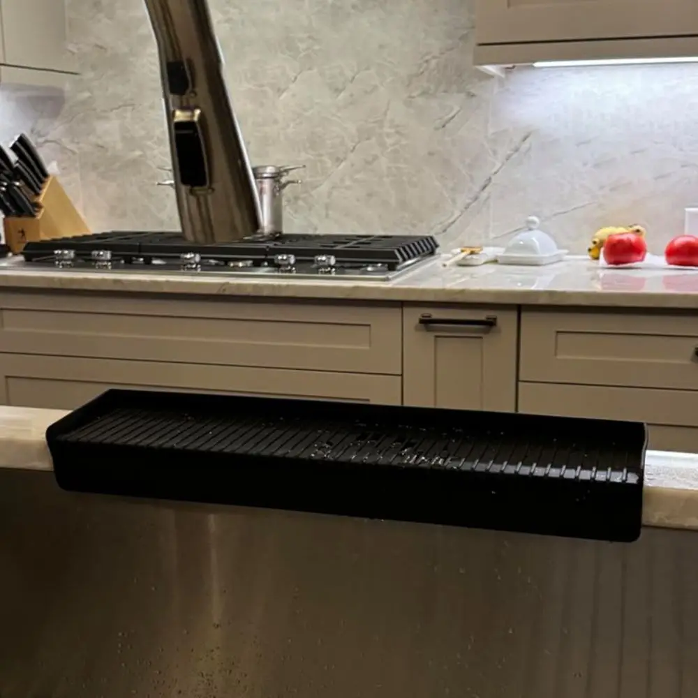 

Силиконовая водоудерживающая накладка, защита края, быстросохнущий лоток, защита для столешницы, присоска, брызгозащищенные аксессуары для раковины