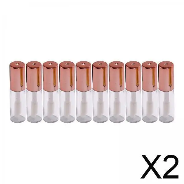 Tubes de baume à lèvres, emballage d'échantillon, Mini pots cosmétiques rechargeables pour bricolage, brillant à lèvres et rangement pour sac à main ou voyage