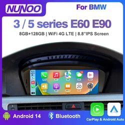 Android 14 CarPlay Car Radio For BMW 3 Series E90 E91 E93 5 Series E60 E61 E63 E64 2005-2012 Auto Smart Systems Multimedia Navi