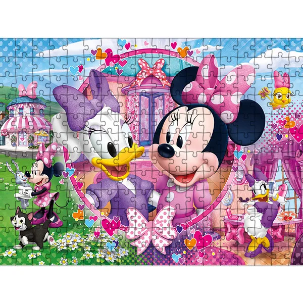 Disney Mickey Mouse Jigsaw Puzzles Minnie Donald Duck Puzzles Cartoon Creative Decompress Educational Intellectual Toys for Kids