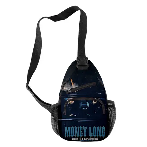 Hip Hop Youthful 42 DUGG Boys/Girls 3D Print Chest Bags Oxford Waterproof Sports Crossbody Travel Bag Shoulder Bags