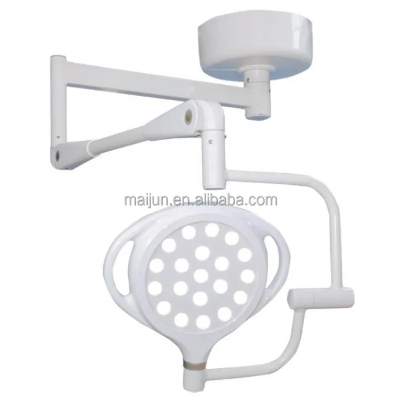 Wall Mount Surgical Examination Lamp Adjustable LED Shadowless Lighting Electric High CRI 93 20W Aluminum Alloy 60000 Lux