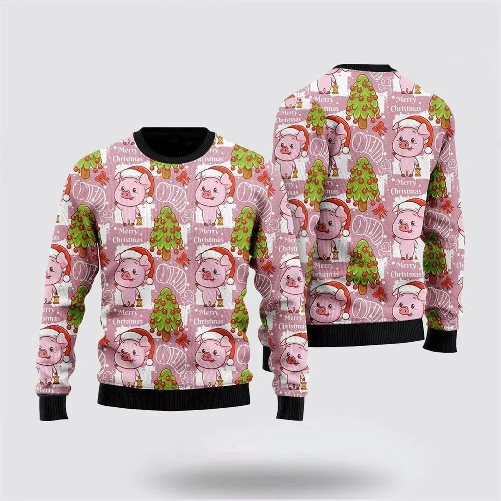 Cute Pig Graphic Unisex Ugly C - Street Fashion Style Male recension och pris