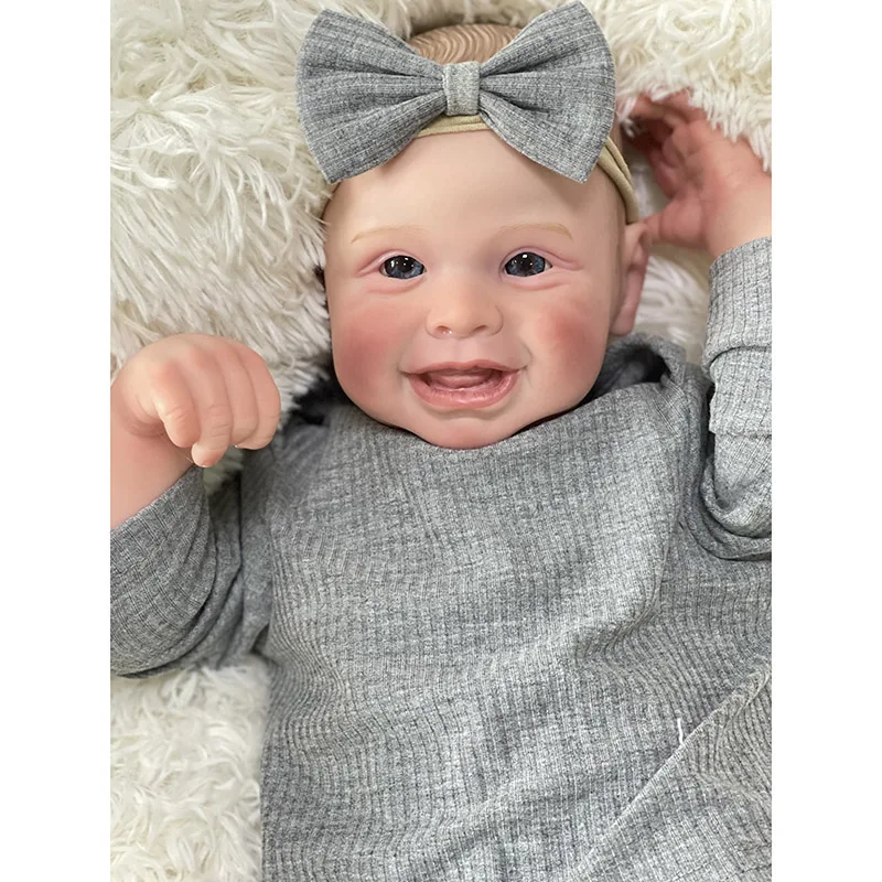 NPK Harper muñeca reborn recién nacida realista con tacto suave - imagen 5