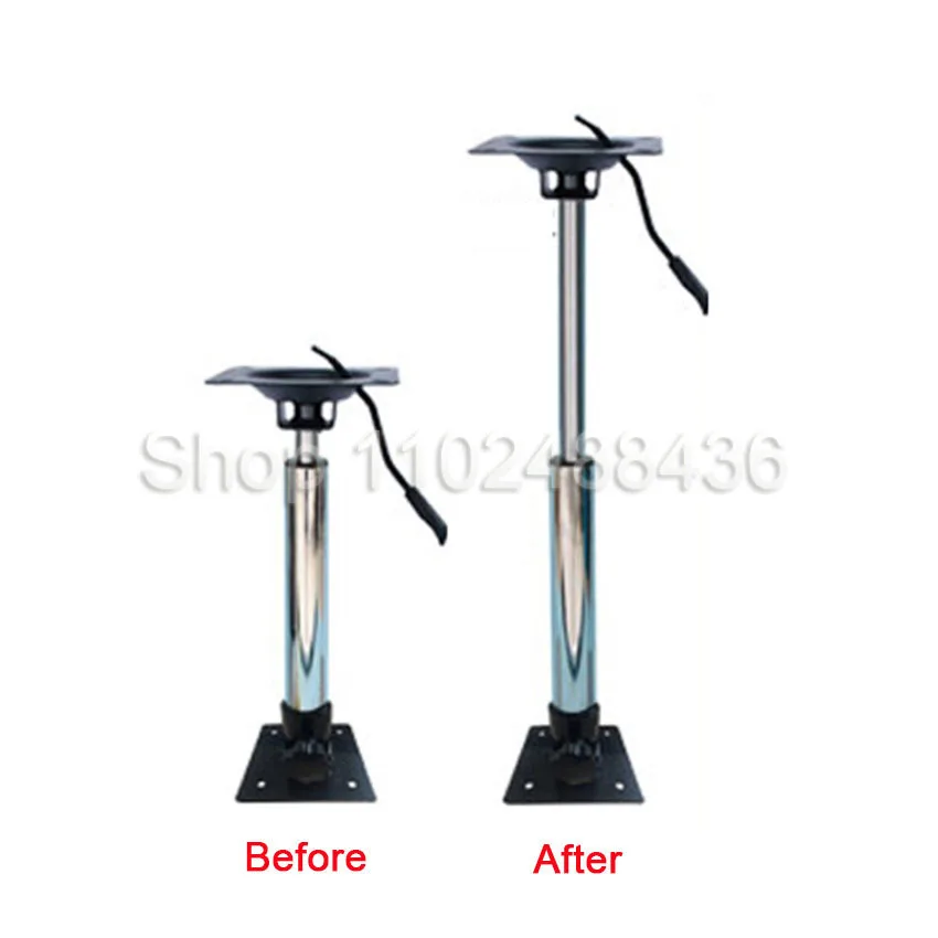 27-32cm 34-46cm 39-58cm 52-68CM Height Adjustable Boat Seat Pedestal Mount Stand aluminum alloy base Attachments