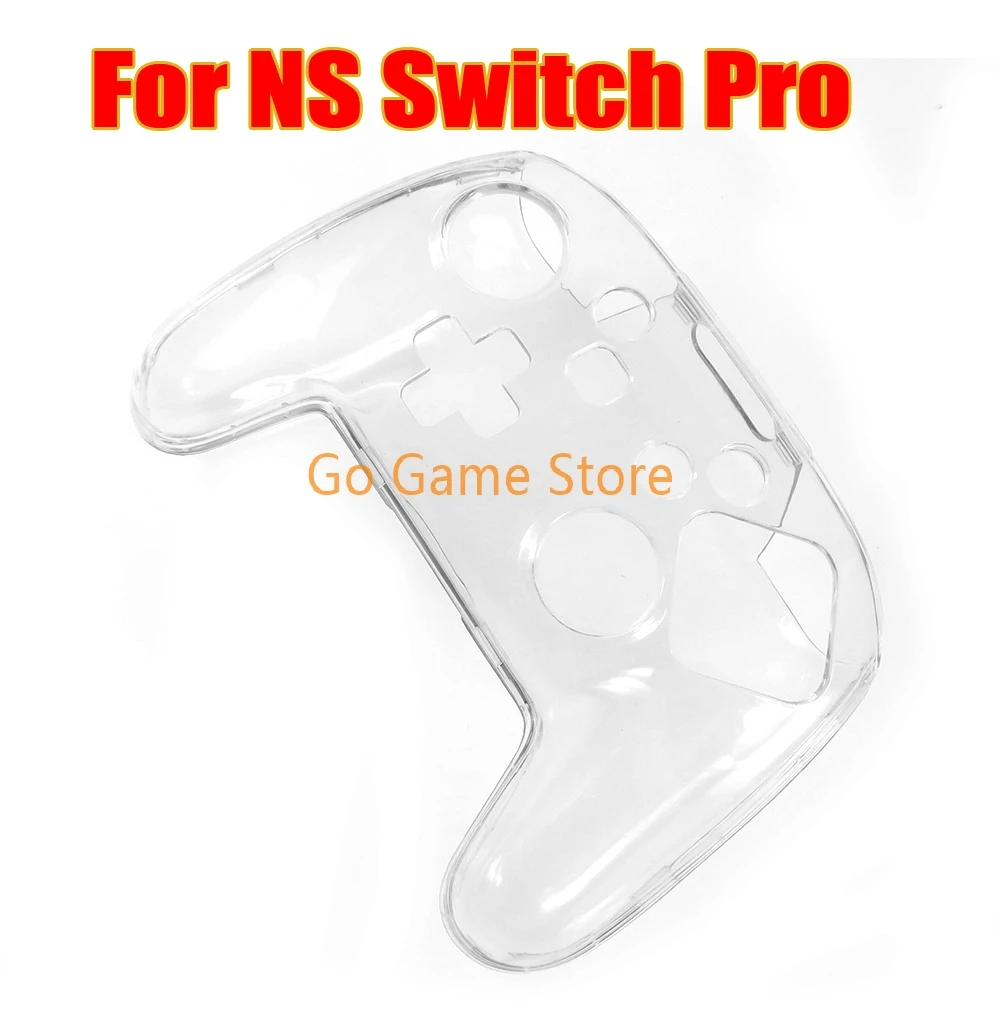 

1pc Clear Crystal Housing Shell Cover For NS Nintendo Switch Pro Game Controller Handle Protective Case