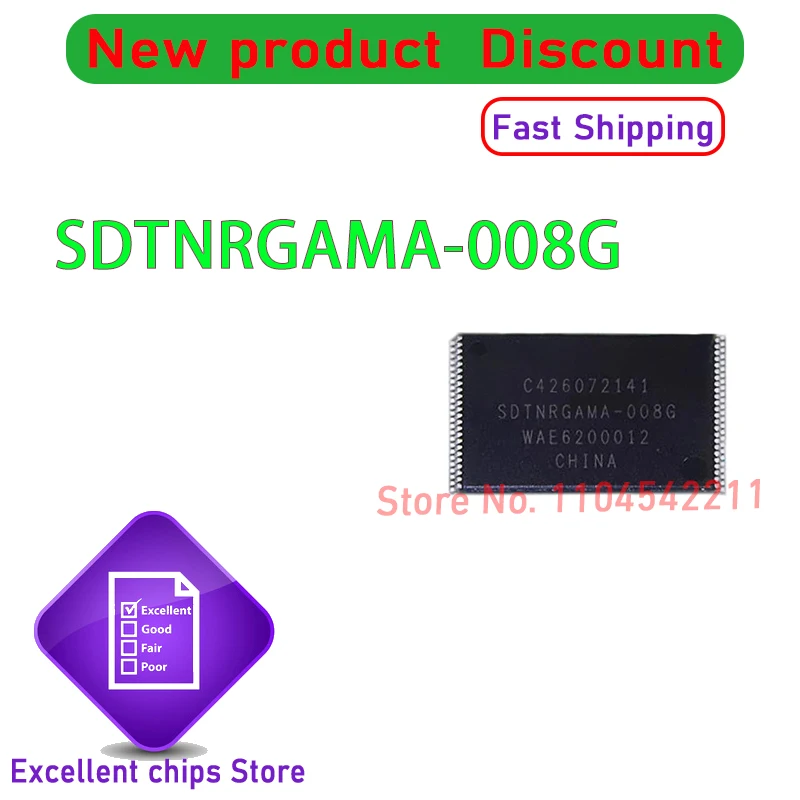

(5-10piece) 100% New SDTNRGAMA-008G TSOP48 Chipset