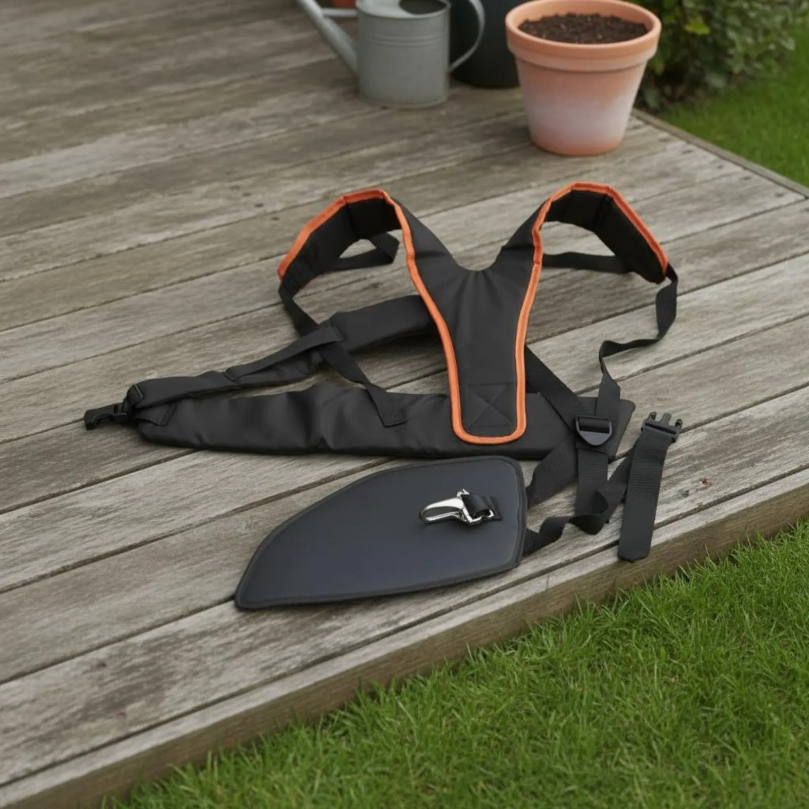 

Padded Vegetation Eater Harness Adjustable Brush Cutter Carrying Strap Universal Cord Trimmer Strap Ergonomic Design