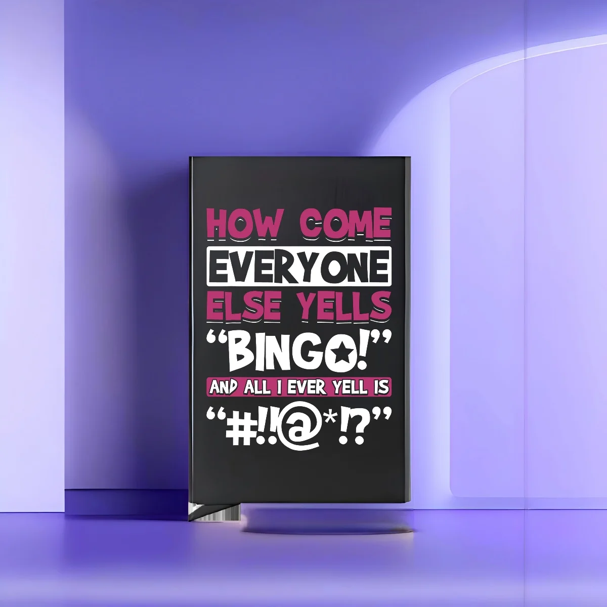 

How Come Everyone Else Yells Funny Luck Player 2026 New Style Fashion Printed Card Case Various Color Options Easy to Use Compac