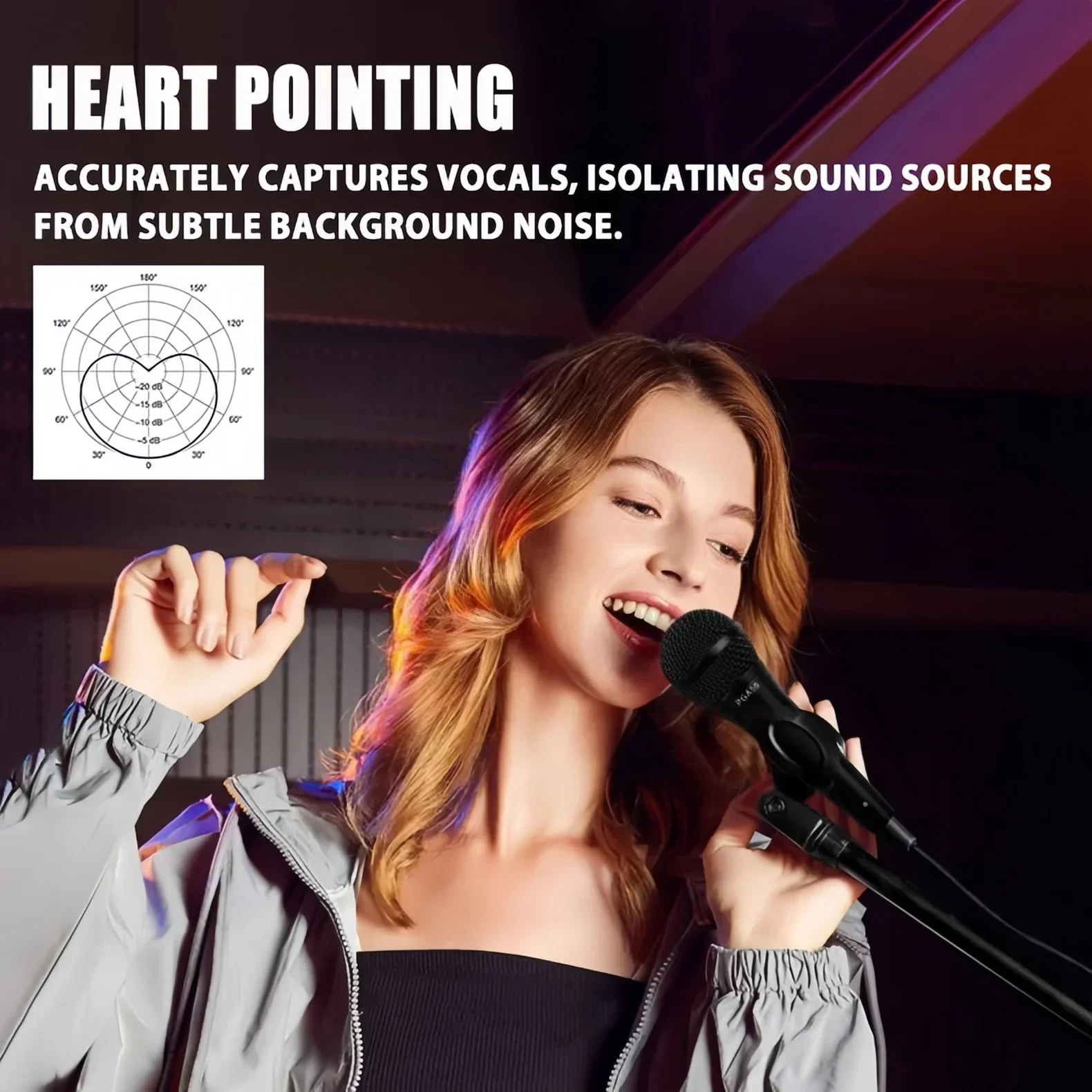 Metal PGA58 Cardioid Dynamic Microphone For Stage Singing Professional Wired Microphone for Shure Karaoke BBOX Recording Vocal