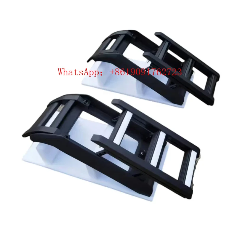 

Automotive Aluminum Alloy Side Ladder 4x4 Off-Road Roof Foldable Durable Side Ladder