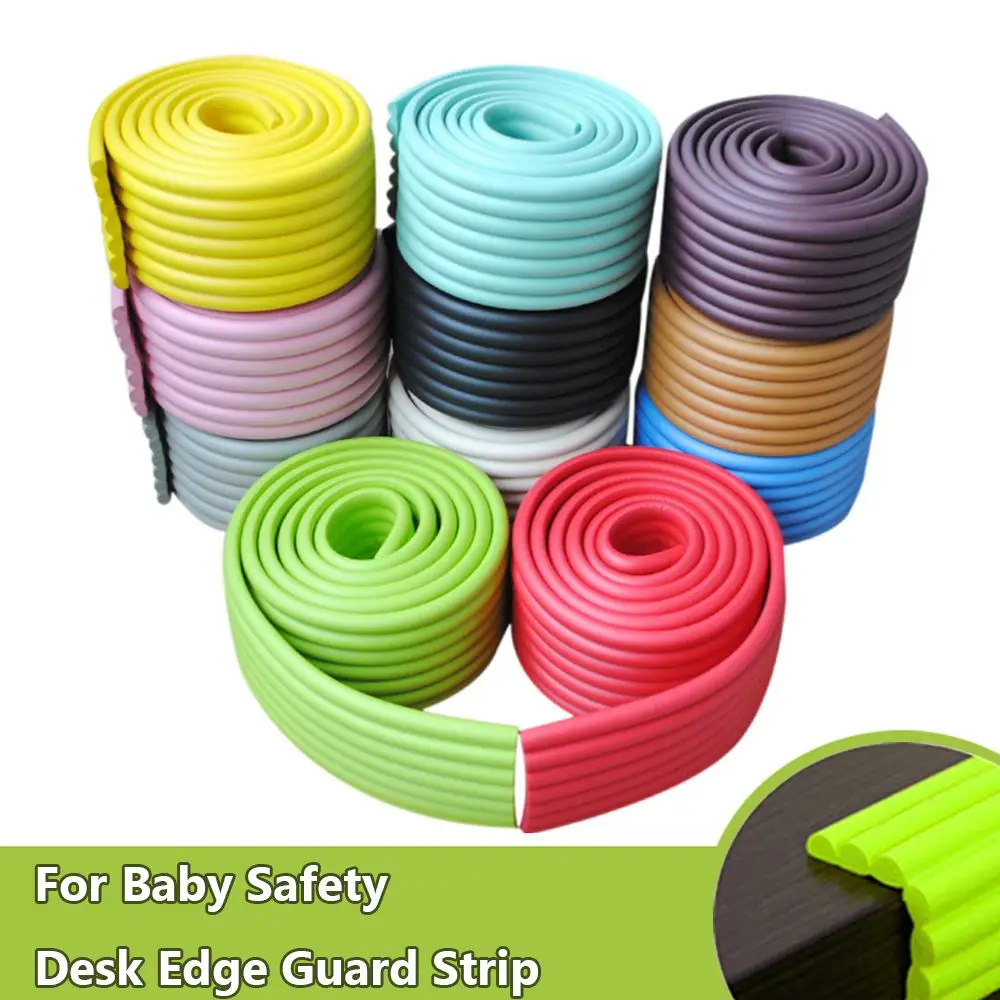 2 Meter 16 Colors Children Protection Foam Bumper Collision Cushion Desk Corner Protector Table Edge Baby Safety Guard Strip