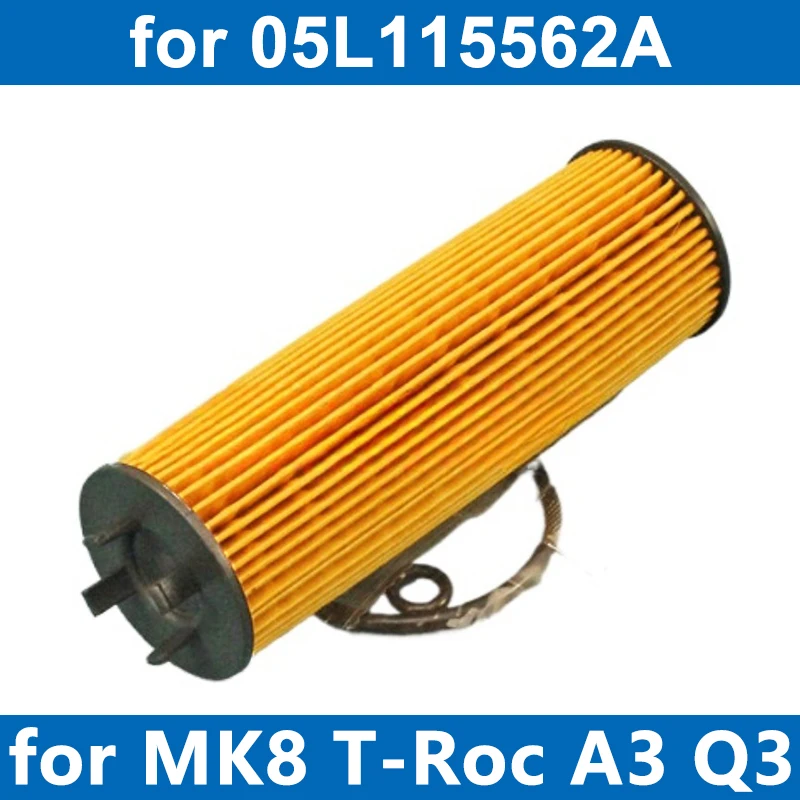 1/6/10PCS Car Oil Filter 05L115562A For A3 Q2 Q3 ARTEON MK8 T-ROC TOURAN LEON KAROQ OCTAVIA SUPERB 2.0D Engine DTTA DTSA 2014~