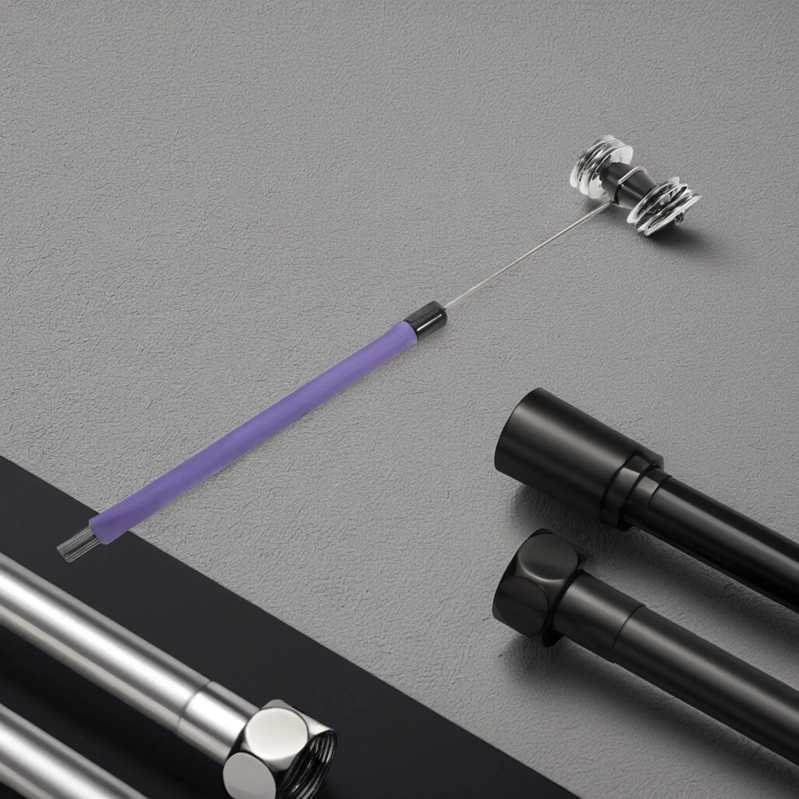 

Performance Drum Brush Set with Bells for Jazz and Acoustic Drums Elastic Steel Wires Professional Grade Sound Quality