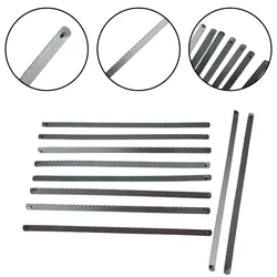 10pcs/set 6 Inch 24T Pinned Scroll Saw Blades Mini Hacksaw Blades Multifunctional 150mm Power Tools Accessories For Woodworking