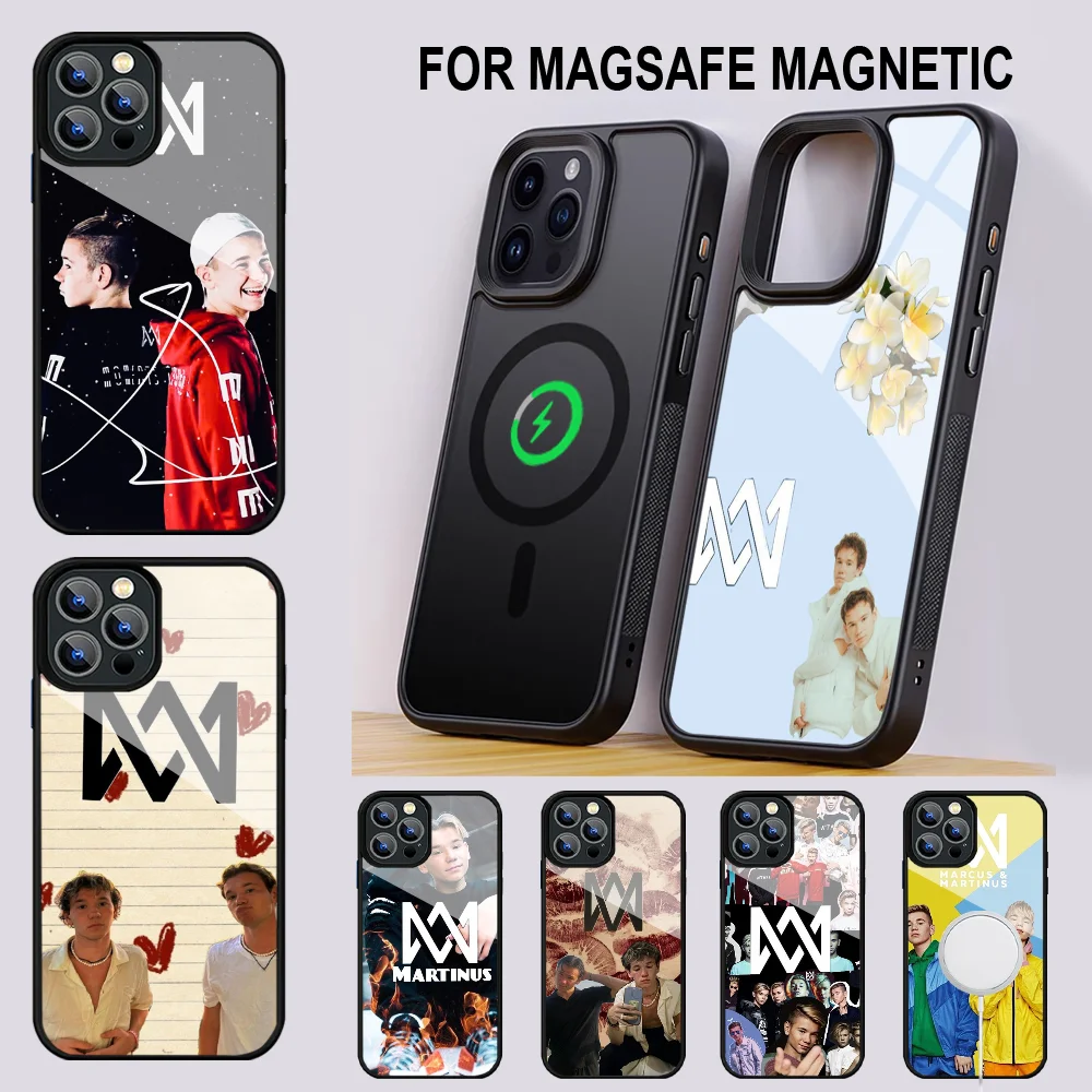 Marcus-S M-Martinus Music Phone Case For IPhone 16 15 14 13 Pro Max 11 12 Mini Alex Mirror For Magsafe Wireless Charging Cover