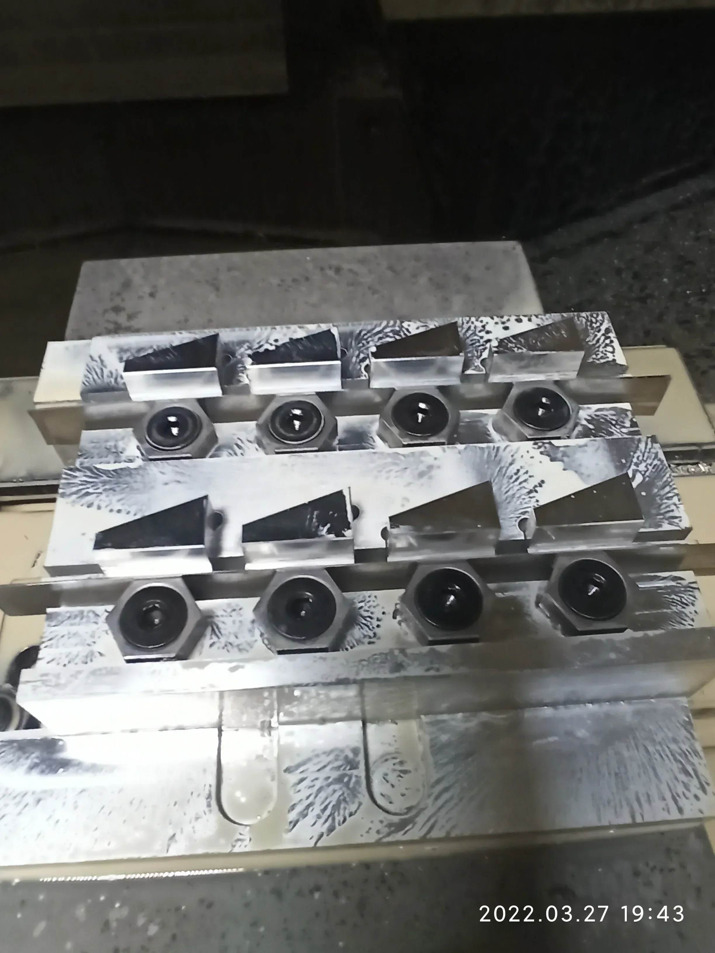 Imagem -04 - Fixed Tooling Precision Vise Clamp Hexagonal Top Medição ok Fixture Cnc Batch Peças Processing Side Small Vise Block