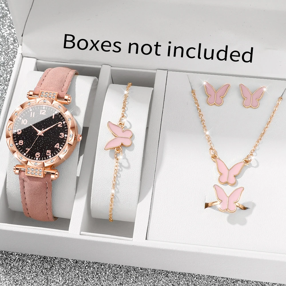 Hot Selling Ladies' Elegant and Fashionable Watches butterfly Jewelry, Suitable for Daily Wear, Is the Perfect Gift for Friends