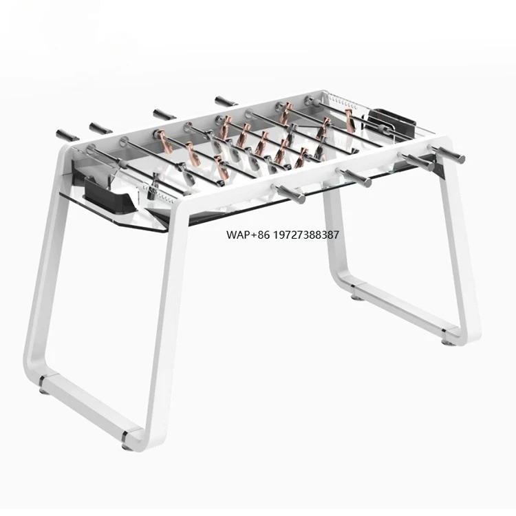 

Glass Wooden Metal Frame Football Soccer Balls Gaming Design Table Indoor Sport Entertainment Indoor