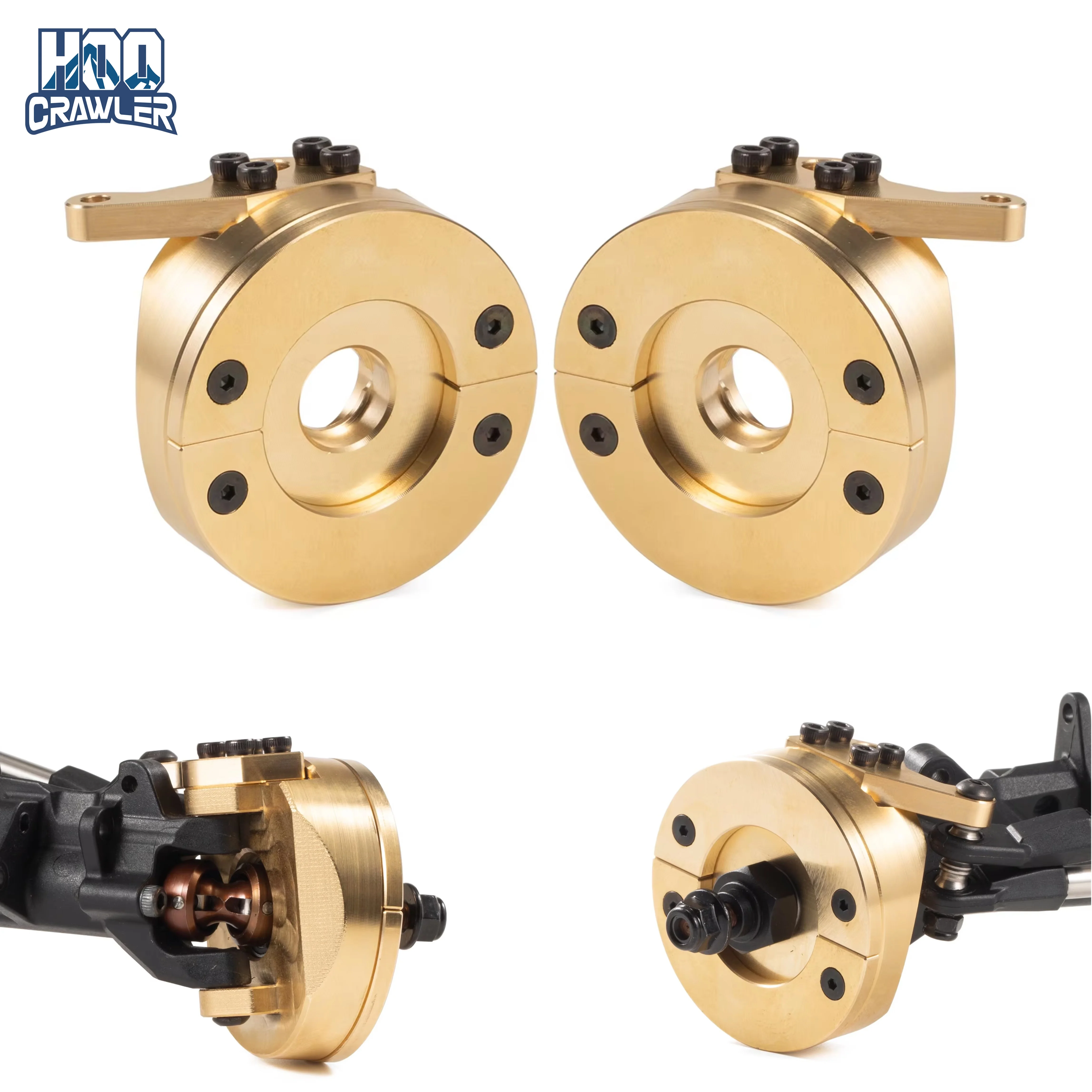1/10 RC Crawler 313g Brass Steering Knuckle Weights for Vanquish F10 F10T D44 HD44 F9 RockJock VS4-10 Straight Axles
