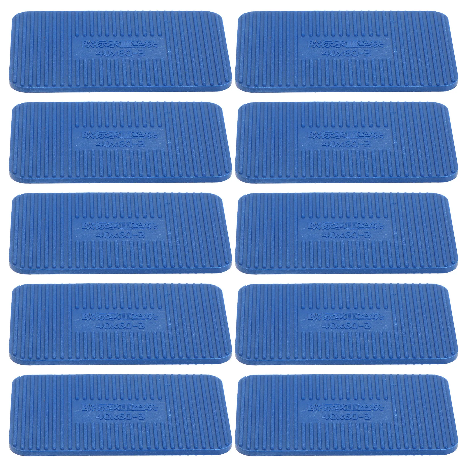 100 قطعة حشوات نافذة الباب الصلبة الثقيلة البلاستيك التسوية دعم لأثاث الفناء صينية بلاط تحميل الدعم