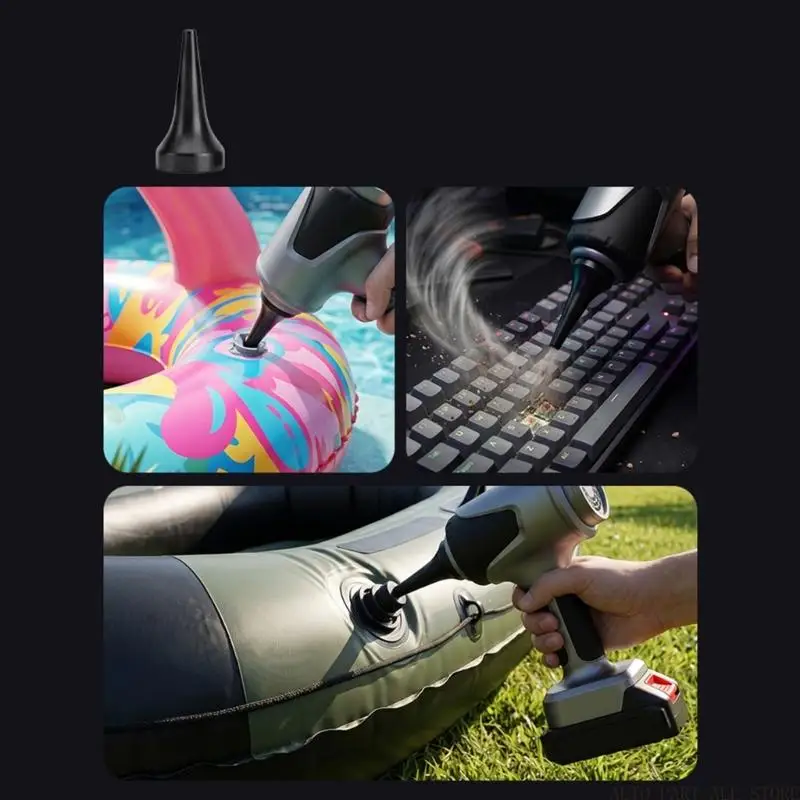 J0MA Handheld Car Vacuum for Interior Dust and Hair Cleanup on Areas, Console Edges, Floor Mats and Rear Trunk Corners During