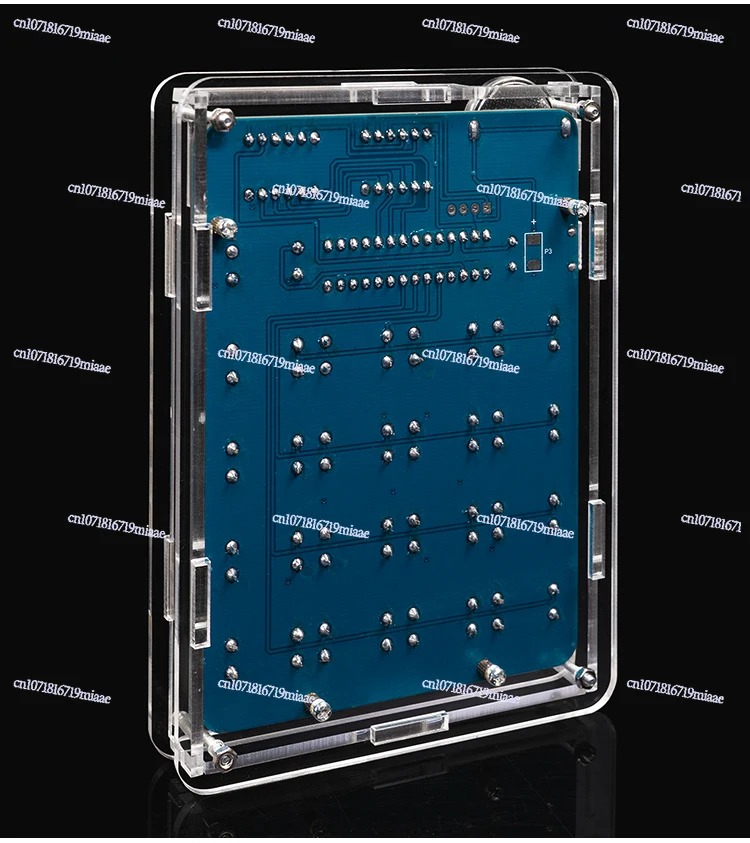 مجموعة صنع الآلة الحاسبة الإلكترونية DIY Kit 51 متحكم صغير ممارسة اللحام التدريب أجزاء الكمبيوتر محلية الصنع