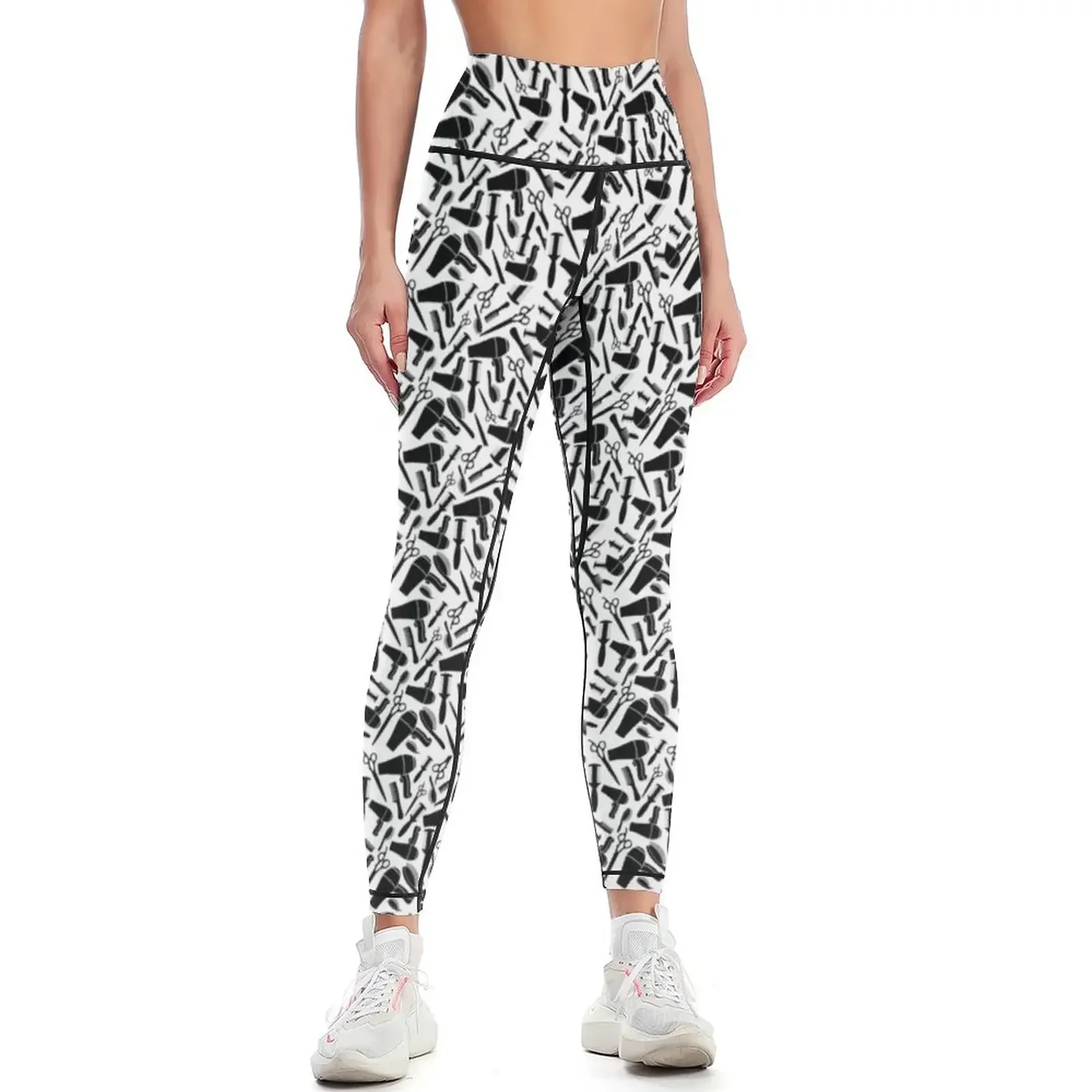 

Hairstylist Pattern Leggings sport set sportswear for gym joggers for Women's high waist Womens Leggings