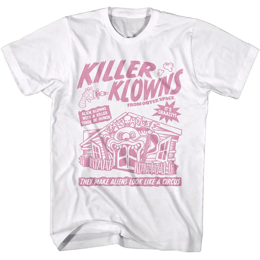 Killer Klowns Carnival Crazy House Men\'s T Shirt Outer Space  Horror Movie