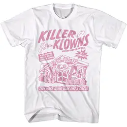 Killer Klowns Carnival Crazy House Men's T Shirt Outer Space  Horror Movie