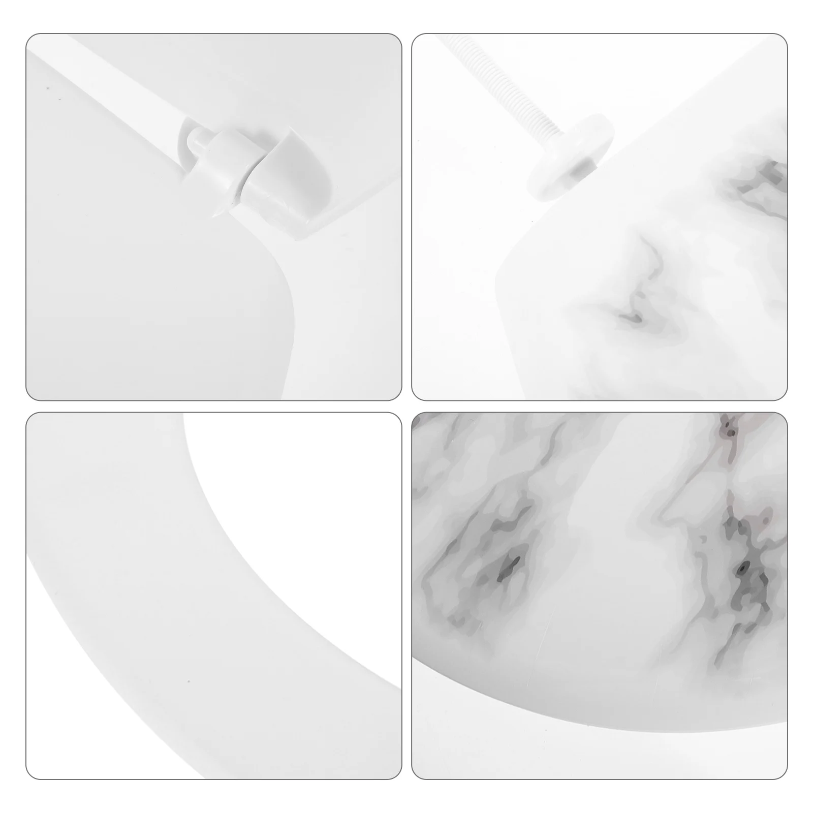 

Bathroom Toilet Seat Cover Marble Plastic Seat for Standard Toilets Easy Clean Exquisite Workmanship Decorative and Useful