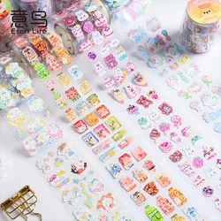 Etori Life 1Roll/Box Instagram Cute Cartoon Animal Guka Tape Student DIY Stationery Decoration Stickers Scrapbooks