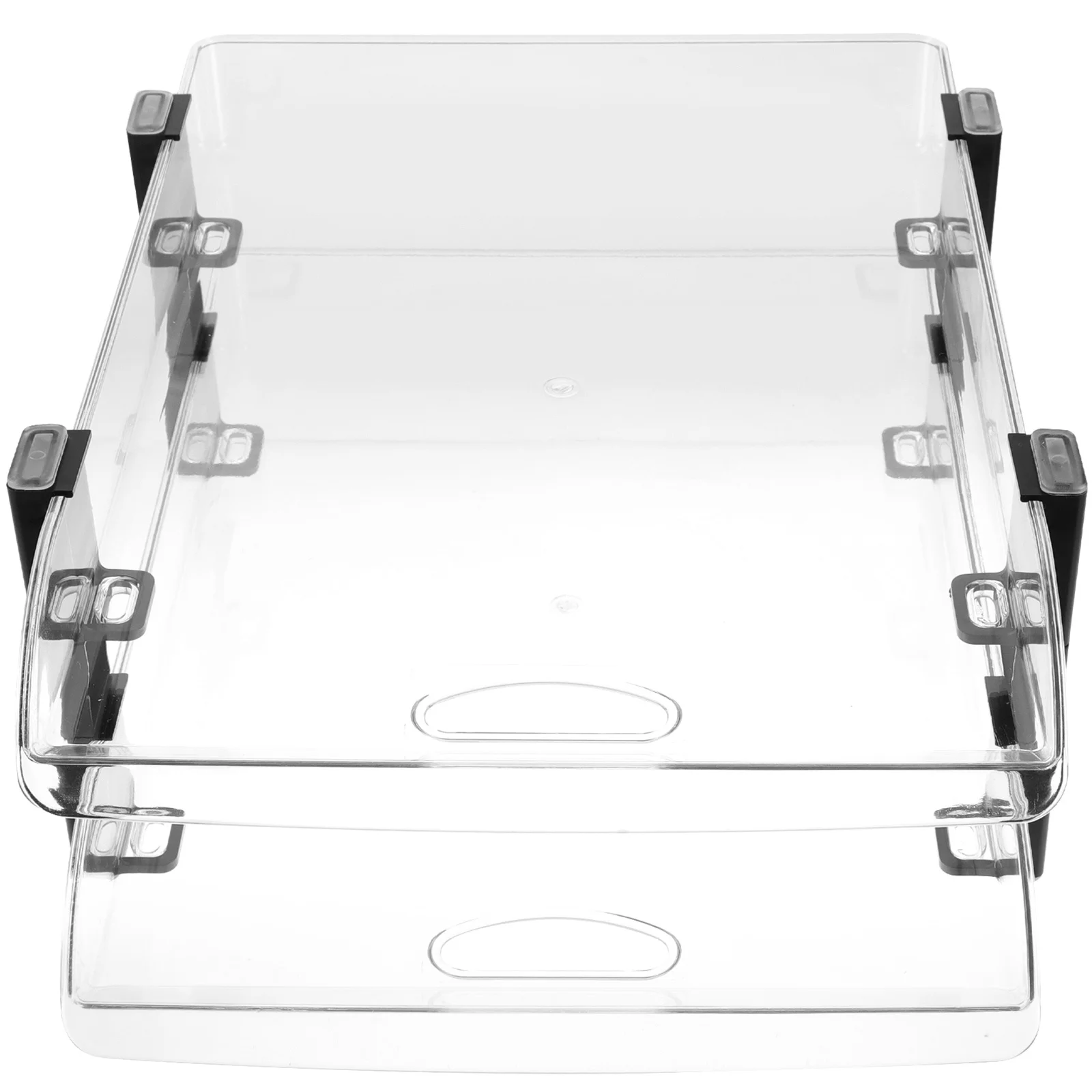 

Desk File Organizer with Large Capacity Desktop Organizer Tray for Home Office School Use Paper Rack Stackable Letter Tray