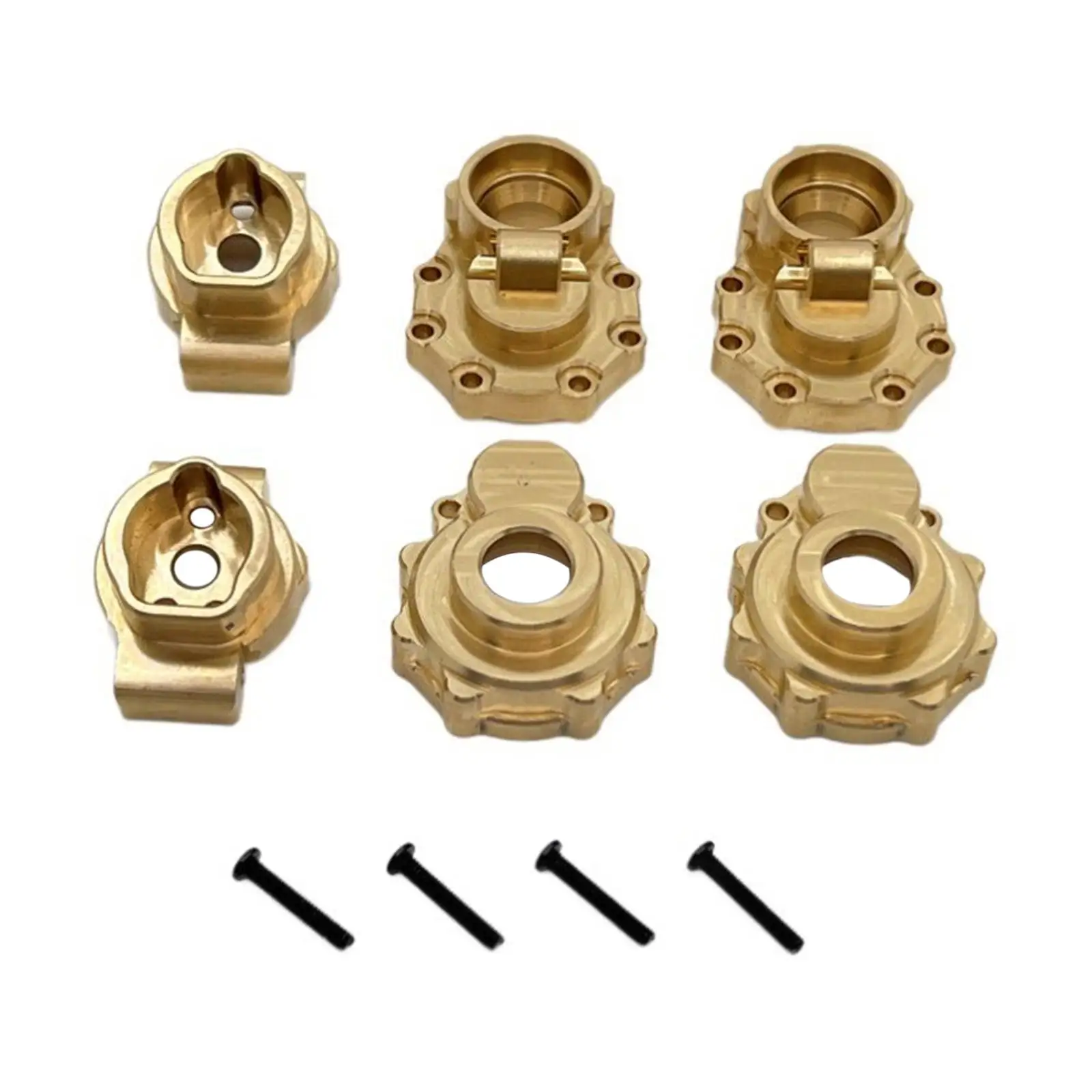 1/10 RC Car Brass Steering Cup Rear Steering Counter Weight Set for