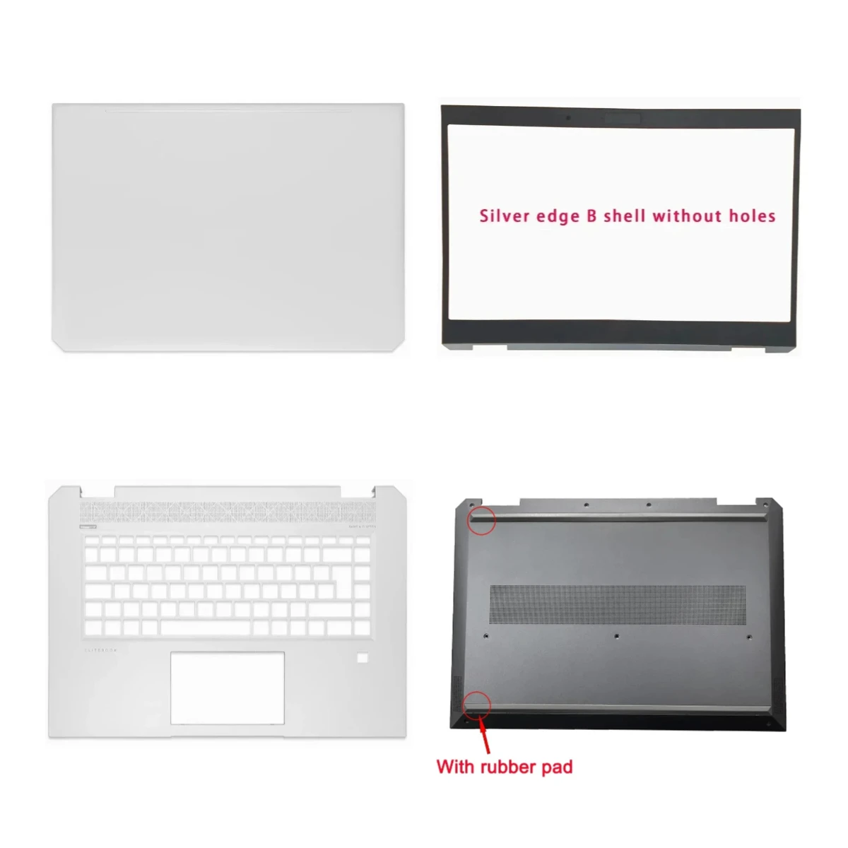 Cubierta superior de pantalla LCD, marco de pantalla, reposamanos, carcasa inferior y teclado ABCD para portátiles ZBook 15S Studio G5 serie XW1