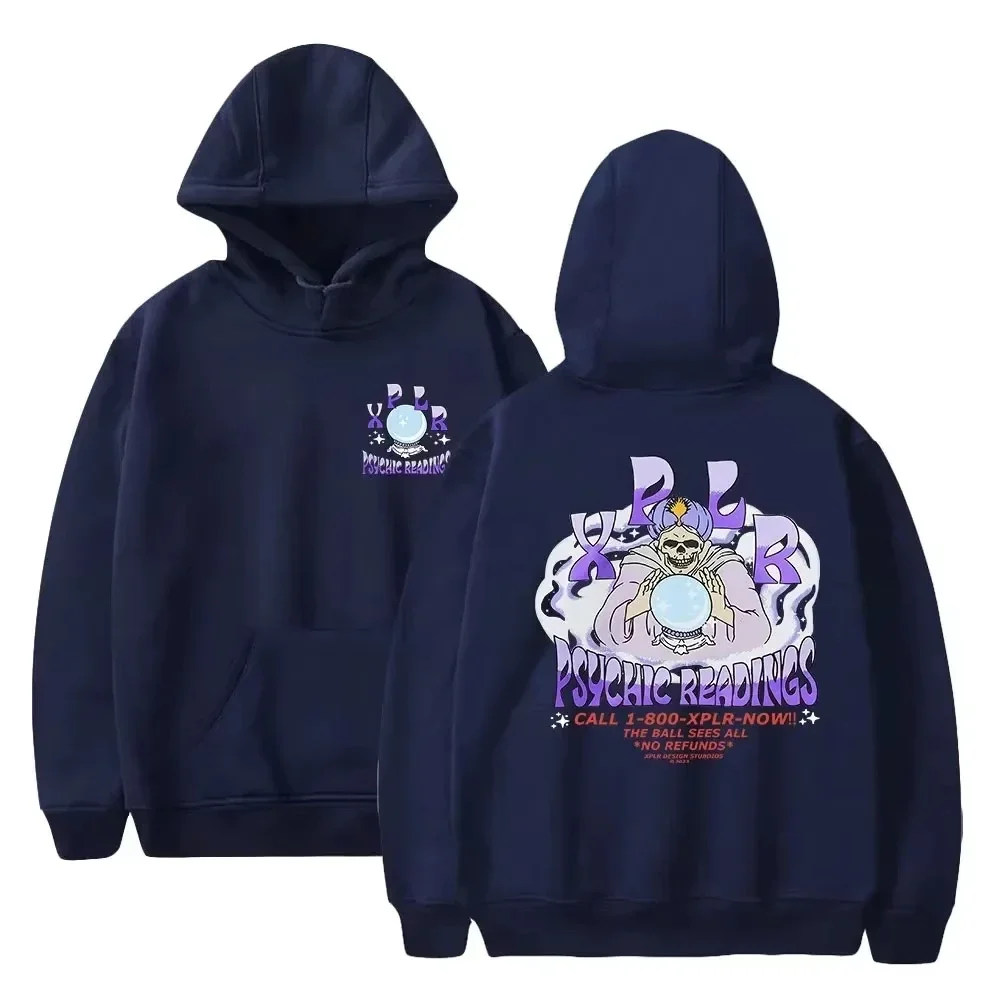 

Men's and Women's Hoodie Sweatshirts Hip Hop Fall Clothing XPLR Psychic Reading Hoodie Sam and Colby Merch Fashion Long-sleeved