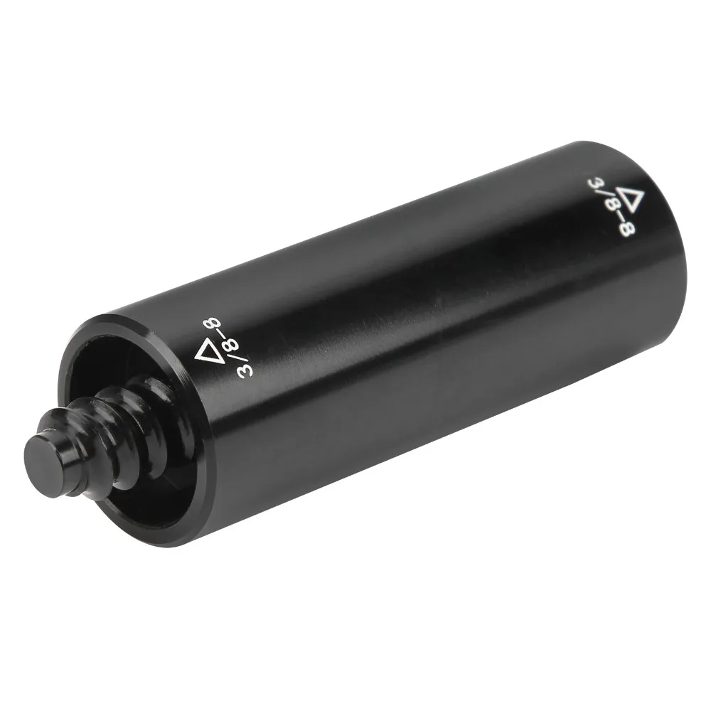 

Billiard accessories Aluminium Pool Extension Cue 3/8-8 Teeth Black Billiard Middle Shaft 2OZ Extender Adapter Snooker Games