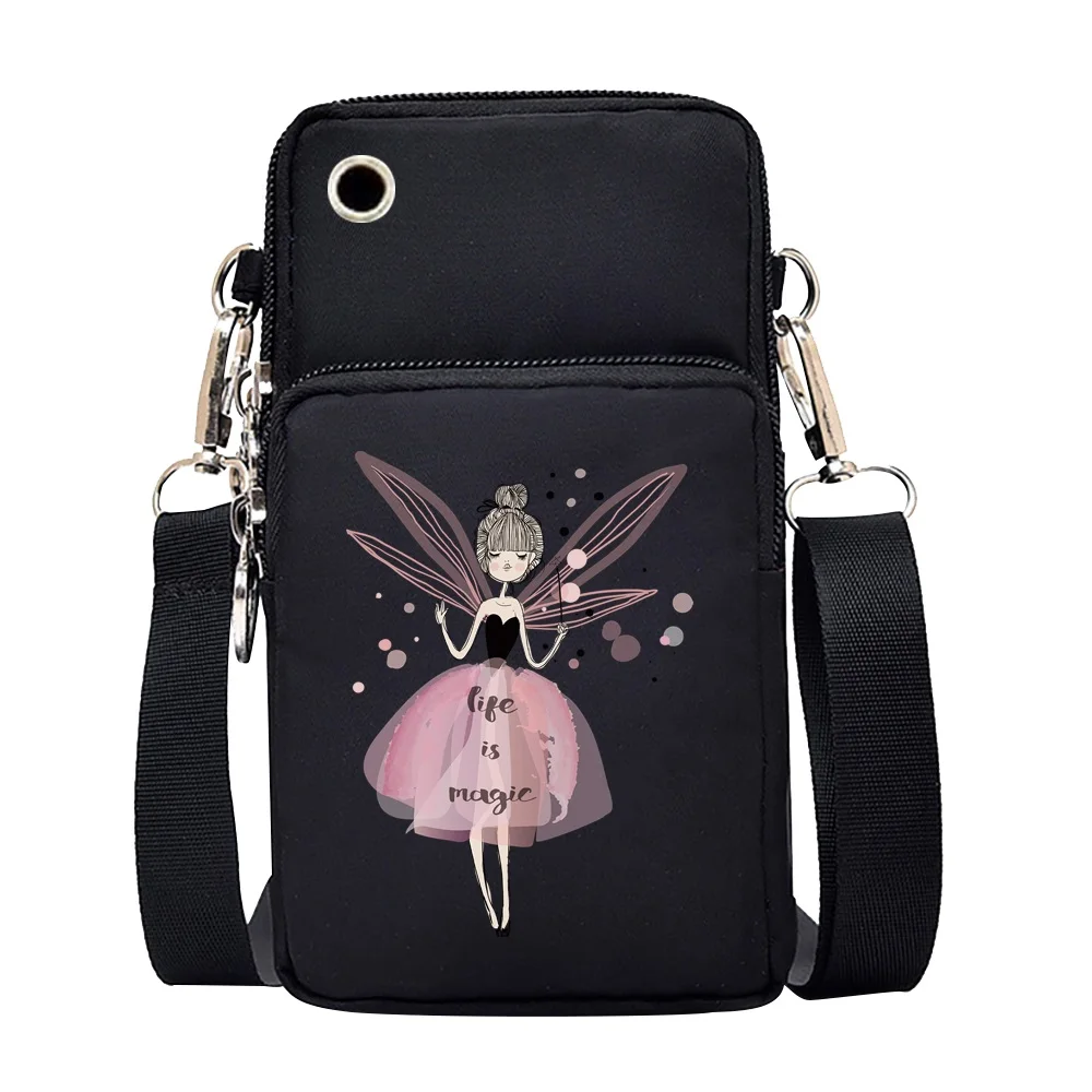 New Universal Mini Cross-body Shoulder Mobile Phone Poch Case Bag Spring Summer for Huawei/Xiaomi/Samsung Color Protective Cover