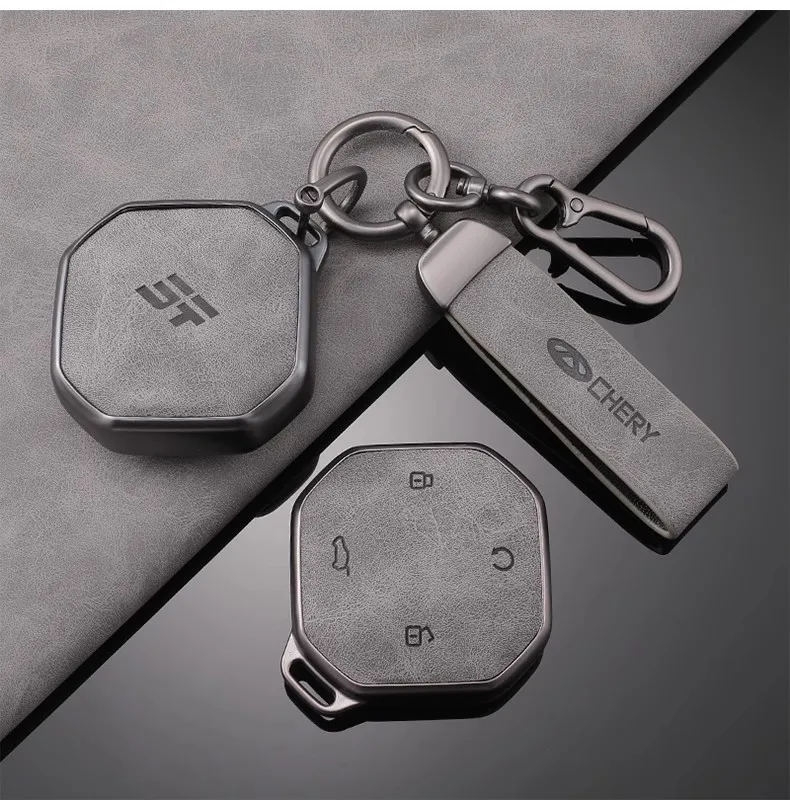 Fashion TPU Car Remote Key Case Cover Protector Holder Shell Keychain For Chery Jetour Traveller 2023 2024 Jetour T2 Accessories