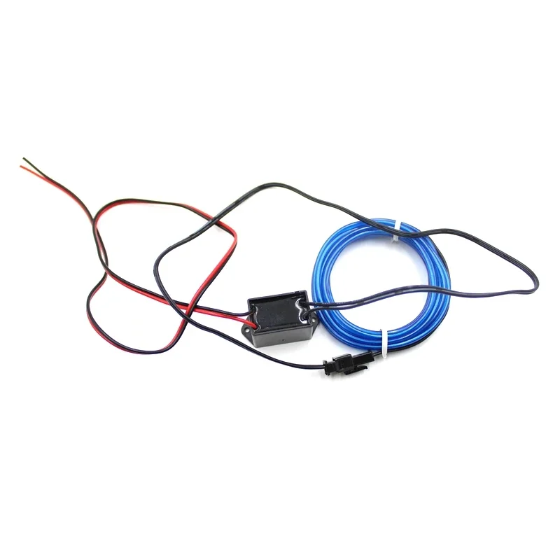 12 فولت سائق مولد الضوء سائق 12 فولت ولاعة السجائر 5 فولت وحدة تحكم USB EL سلك شرائط مصباح التحكم قطاع الإضاءة تحكم #3