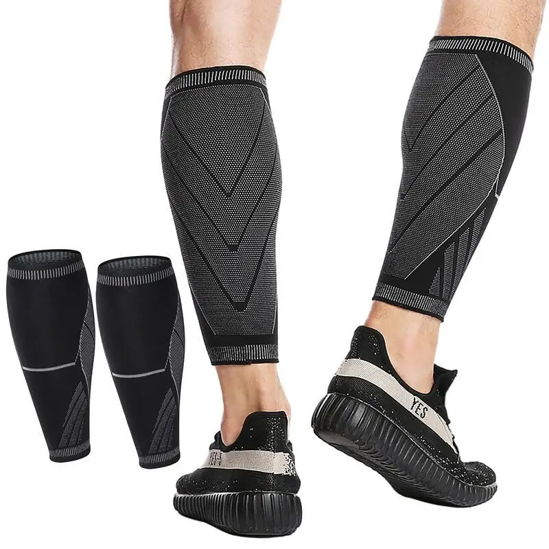 1 Pair Calf Compression Sleeves Men Women  20-30mmHg Leg Compression Socks for Shin Splint Varicose Vein Calf Pain Relief