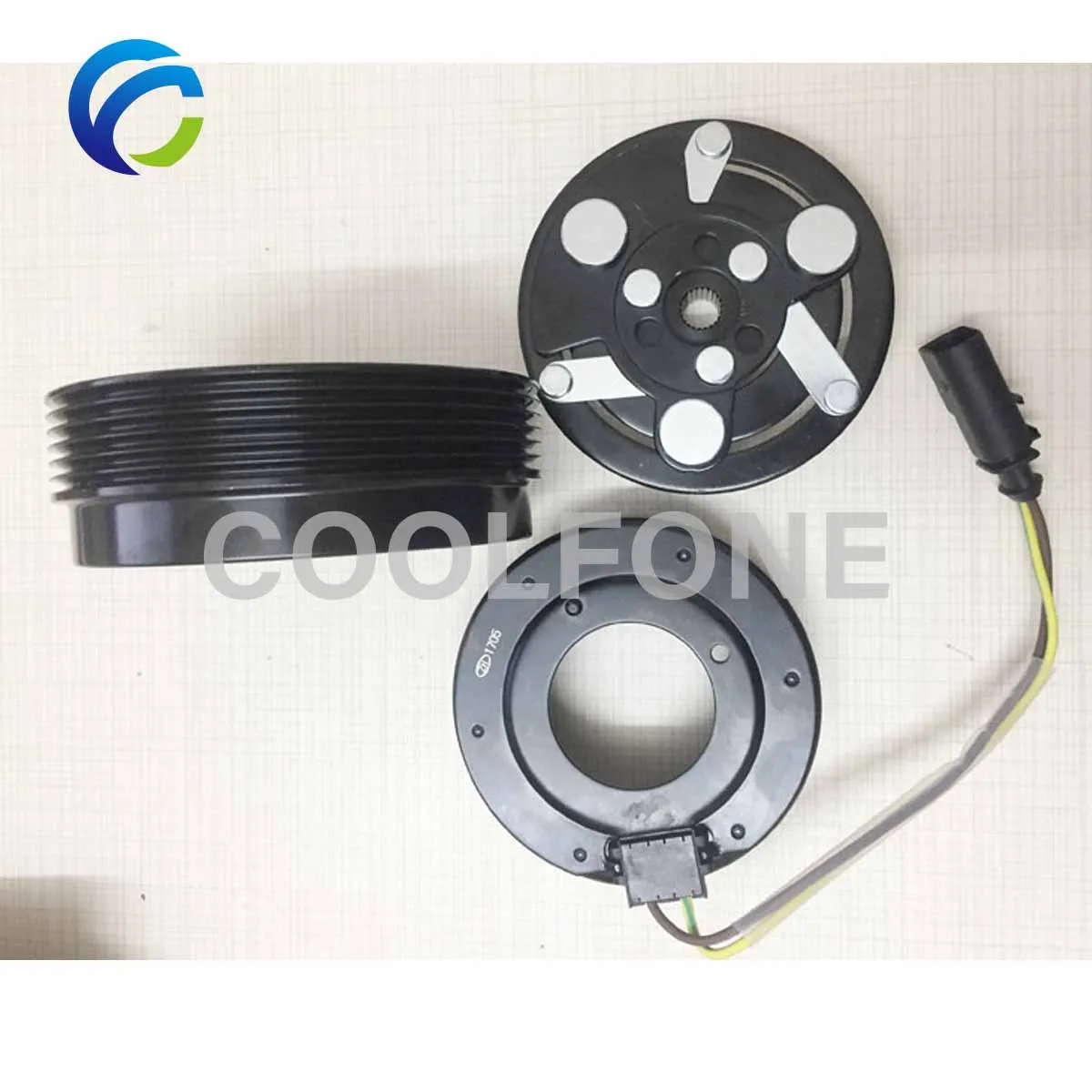 AC Compressor Clutch Pulley for Audi A3 TT S​KODA VW BORA CADDY GOLF NEW BEETLE POLO 1J0820803 1J0820803L 1J0820805 1J0820811H