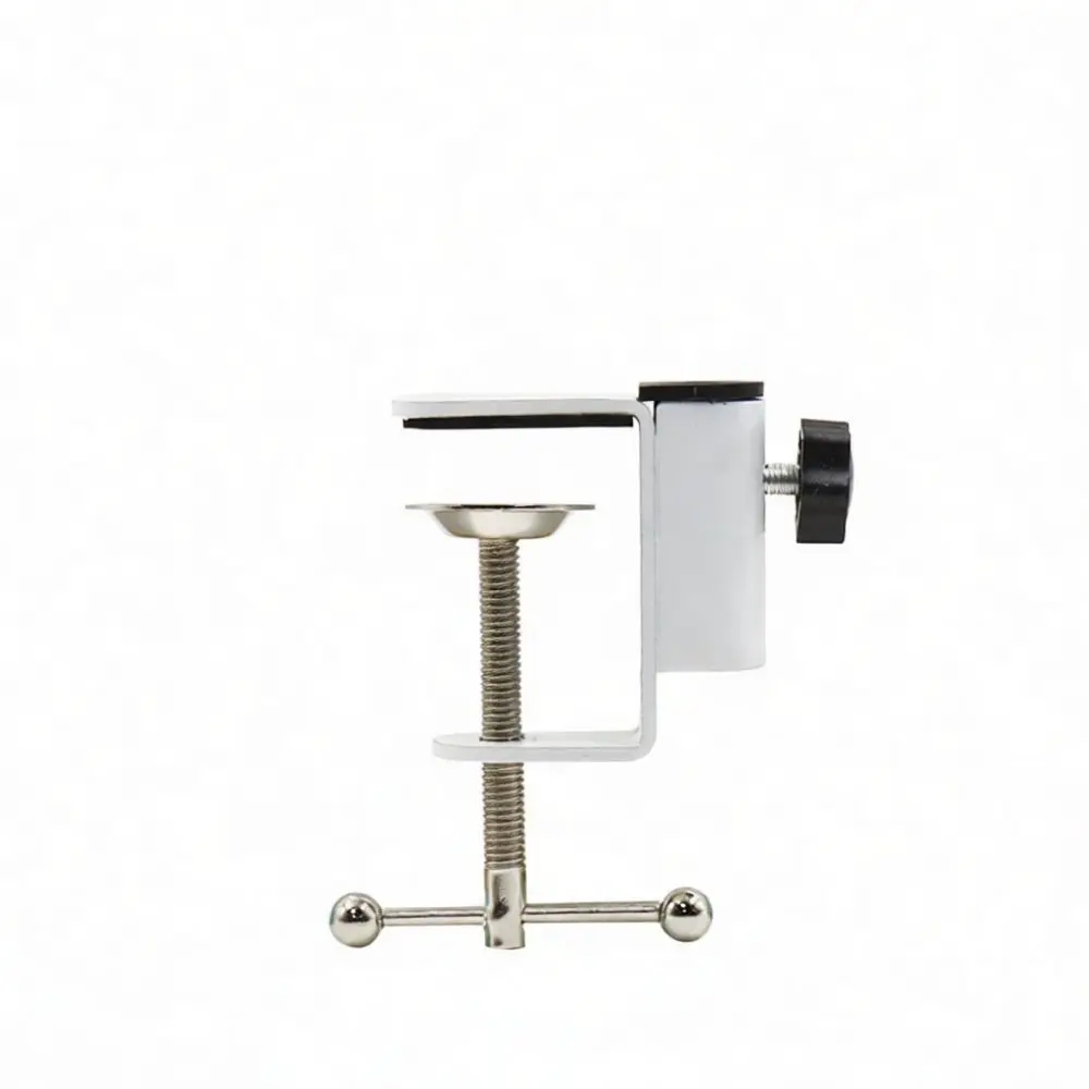 Universal Metal Desk Mount Stand Base For Swing Arm Lighting Iron C Clamp Holder Accessory For Bedroom Desk Light