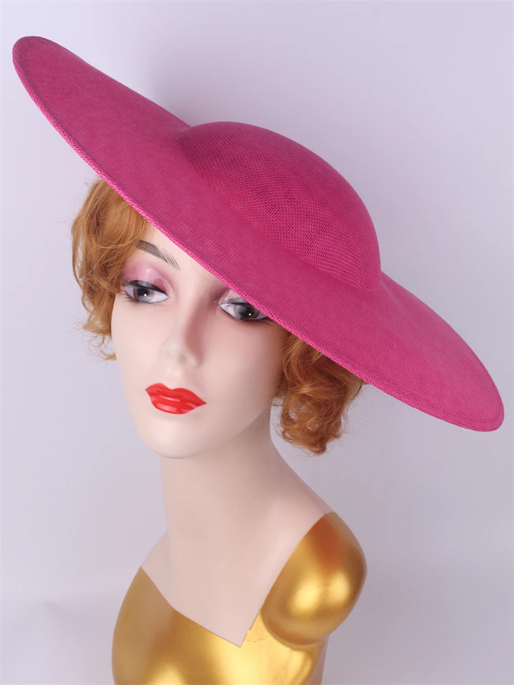 40 سنتيمتر قاعدة قطع زينة كبيرة لتقوم بها بنفسك إكسسوارات الشعر قبعة النساء ديربي الزفاف خوذة السيدات الكنيسة سباق قبعة ميلينري لوازم