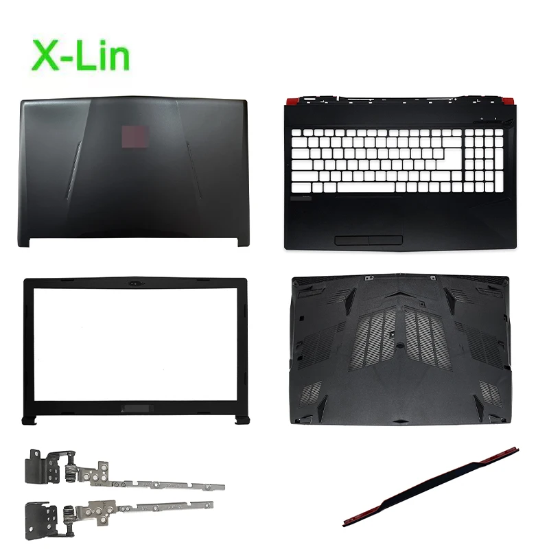 

For MSI GL63 MS-16P5 16P4 P6 P7 screen rear cover front bezel palm rest bottom shell hinge cover hinge