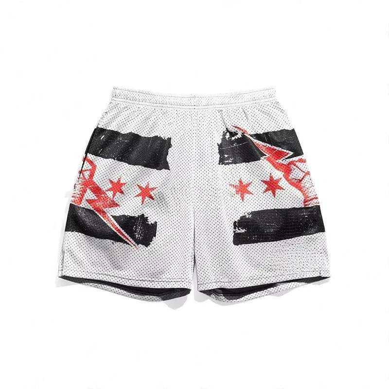 Summer Fighting Training Sports Casual Shorts Punk Star Men Shorts Quick Dry Swiming Shorts Unisex Short Pants Beach Clothes