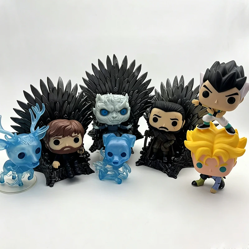 Coleção de Figuras de Anime: Daenerys Targaryen, Jon Snow, Tyrion Lannister, Rei da Noite, Cervo Patrono - Brinquedos e Modelos de Presente