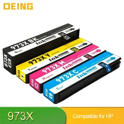 973 X 973X Premium Color Compatible Inkjet Ink Cartridge For HP Pagewide Pro 452dn 477dn 552dw 577dw Printer