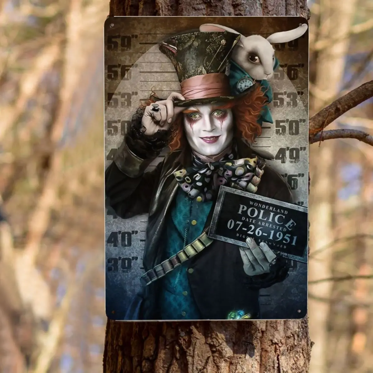 خمر مايكل مايرز هالوين فيلم الرعب المسلسل القاتل علامة معدنية شخصية القصدير اللوحة حانة جدار ديكور الفن الزخرفية