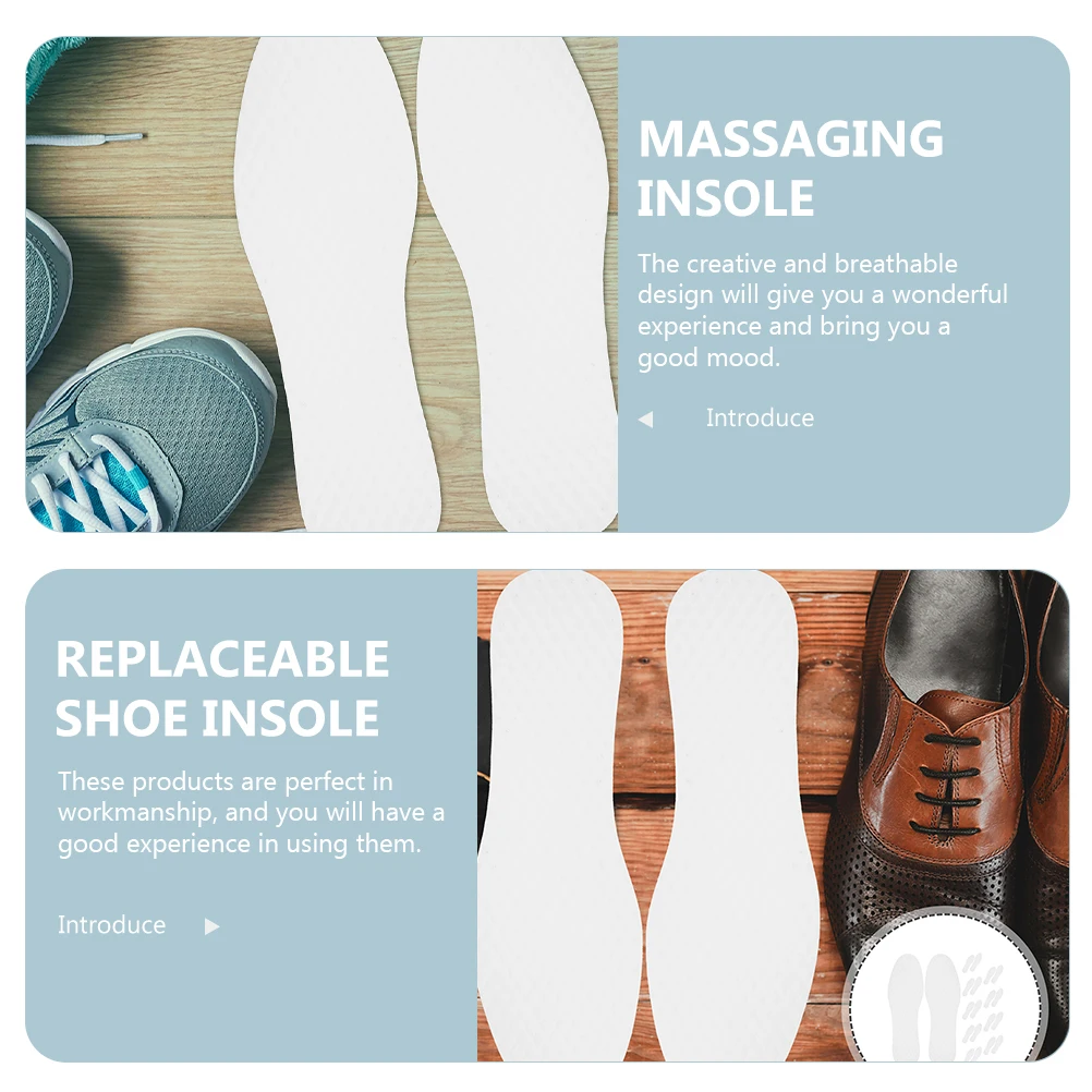 

20pcs Breathable Sweat-Absorbing Shoe Insoles Thin Disposable Inserts For Men Women Sneakers Running Hiking Repair Liners Foot